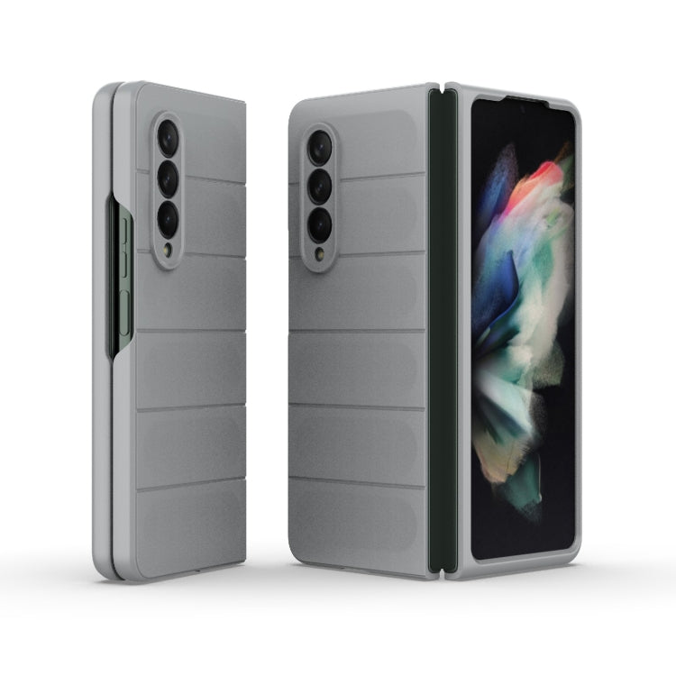 For Samsung Galaxy Z Fold3 5G Magic Shield Fold PC Shockproof Phone Case(Grey) by buy2fix