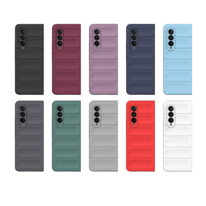 For Samsung Galaxy Z Fold3 5G Magic Shield Fold PC Shockproof Phone Case(Dark Green) by buy2fix