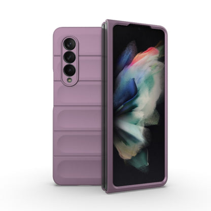 For Samsung Galaxy Z Fold3 5G Magic Shield Fold PC Shockproof Phone Case(Purple) by buy2fix