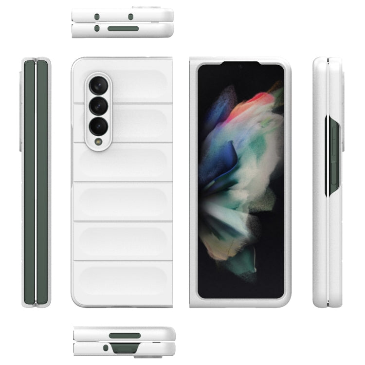 For Samsung Galaxy Z Fold3 5G Magic Shield Fold PC Shockproof Phone Case(White) by buy2fix