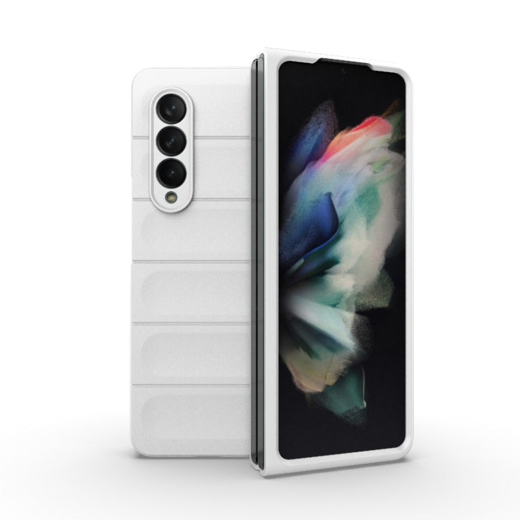 For Samsung Galaxy Z Fold3 5G Magic Shield Fold PC Shockproof Phone Case(White) by buy2fix