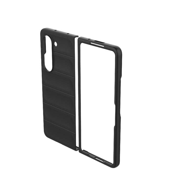 For Samsung Galaxy Z Fold5 5G Magic Shield Fold PC Shockproof Phone Case(Black) - Galaxy Z Fold5 Cases by buy2fix | Online Shopping UK | buy2fix