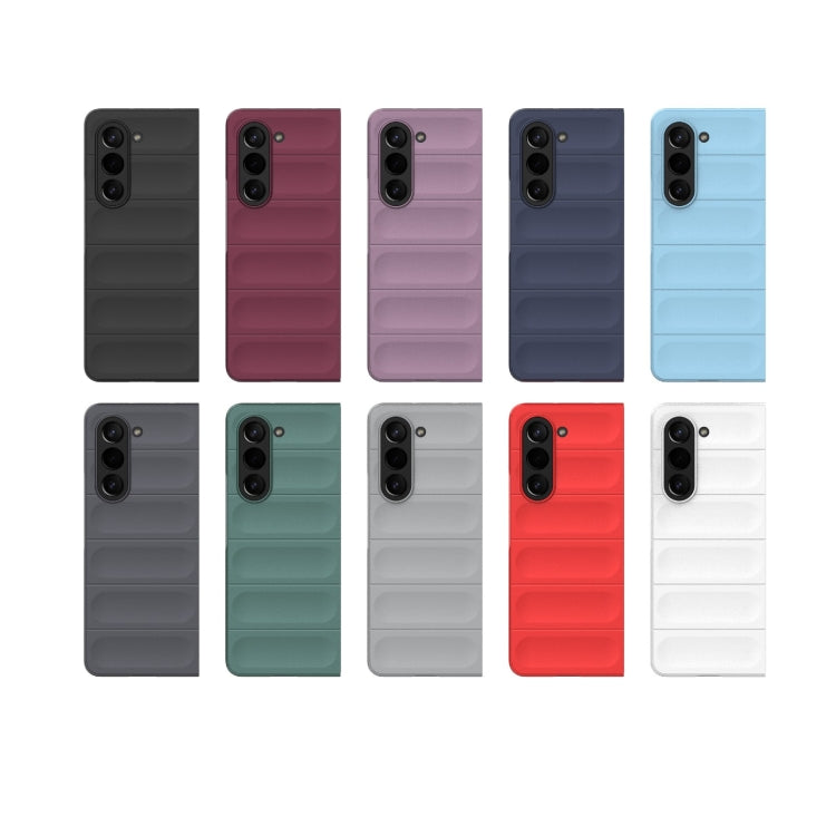 For Samsung Galaxy Z Fold5 5G Magic Shield Fold PC Shockproof Phone Case(Grey) - Galaxy Z Fold5 Cases by buy2fix | Online Shopping UK | buy2fix