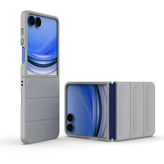 For Galaxy Z Flip8 5G Magic Shield Fold PC Shockproof Phone Case(Grey)