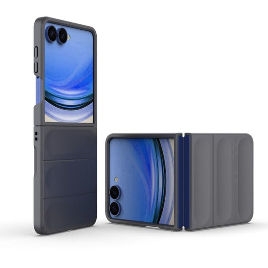For Galaxy Z Flip8 5G Magic Shield Fold PC Shockproof Phone Case(Dark Grey)