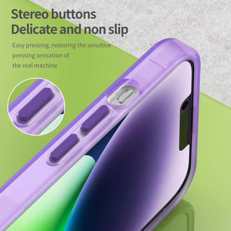 For iPhone 16 MagSafe Frosted Translucent TPU + PC Full Coverage Phone Case(Dark Purple) - iPhone 16 Cases by buy2fix | Online Shopping UK | buy2fix