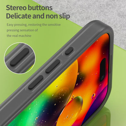 For iPhone 17 MagSafe Frosted Translucent TPU + PC Full Coverage Phone Case(Black) - iPhone 17 Cases by buy2fix | Online Shopping UK | buy2fix