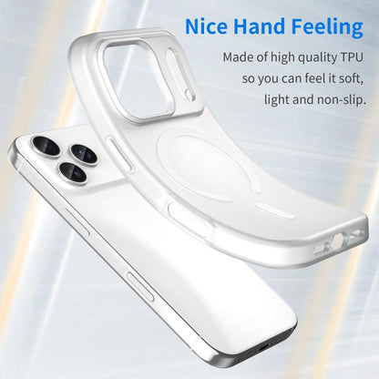For iPhone 17 Pro MagSafe Frosted Translucent TPU + PC Full Coverage Phone Case(White) - iPhone 17 Pro Cases by buy2fix | Online Shopping UK | buy2fix