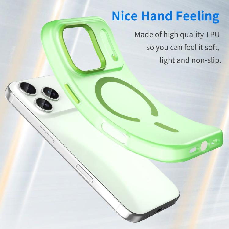 For iPhone 17 Pro MagSafe Frosted Translucent TPU + PC Full Coverage Phone Case(Green) - iPhone 17 Pro Cases by buy2fix | Online Shopping UK | buy2fix