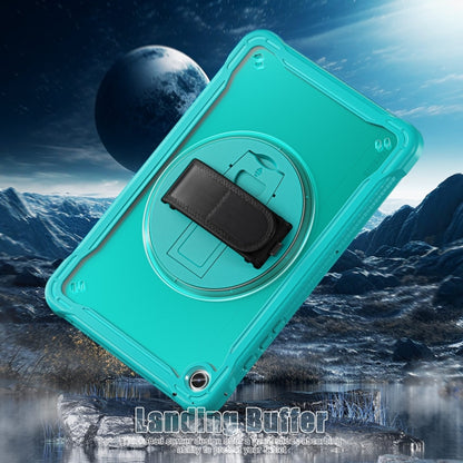 For Samsung Galaxy Tab A9+ X210/X215 Powerful Sailor Hand Grip Heavy Duty Hybrid Tablet Case with Strap(Light Blue) - Galaxy Tab A9+ by buy2fix | Online Shopping UK | buy2fix