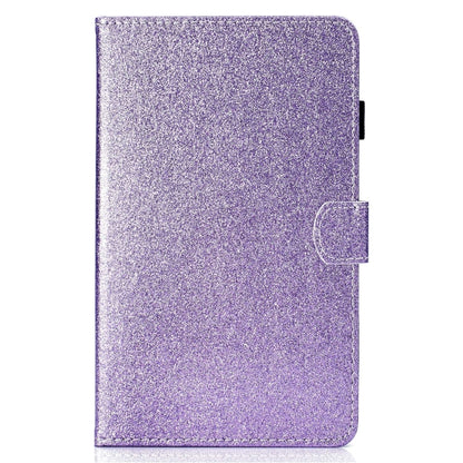 For Lenovo Tab M11/ Xiaoxin Pad 11 2024 Varnish Glitter Powder Smart Leather Tablet Case(Purple) - Lenovo by buy2fix | Online Shopping UK | buy2fix