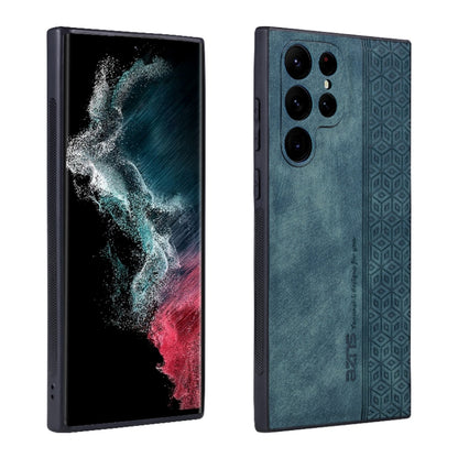 For Samsung Galaxy S24 Ultra 5G AZNS 3D Embossed Skin Feel Phone Case(Dark Green) by AZNS