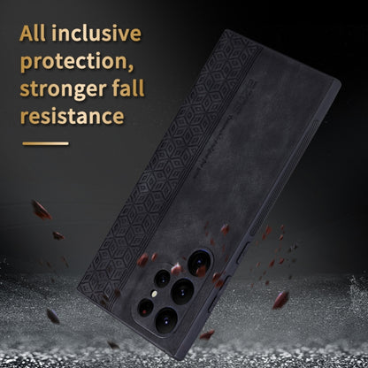 For Samsung Galaxy S24 Ultra 5G AZNS 3D Embossed Skin Feel Phone Case(Dark Green) by AZNS