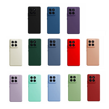 For Xiaomi 14 Pro Imitation Liquid Silicone Phone Case(White) - 14 Pro Cases by buy2fix | Online Shopping UK | buy2fix