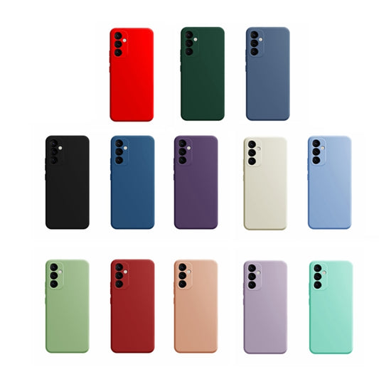 For Samsung Galaxy A15 Imitation Liquid Silicone Phone Case(Light Purple) by buy2fix