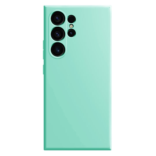 For Samsung Galaxy S24 Ultra 5G Imitation Liquid Silicone Phone Case(Light Cyan)