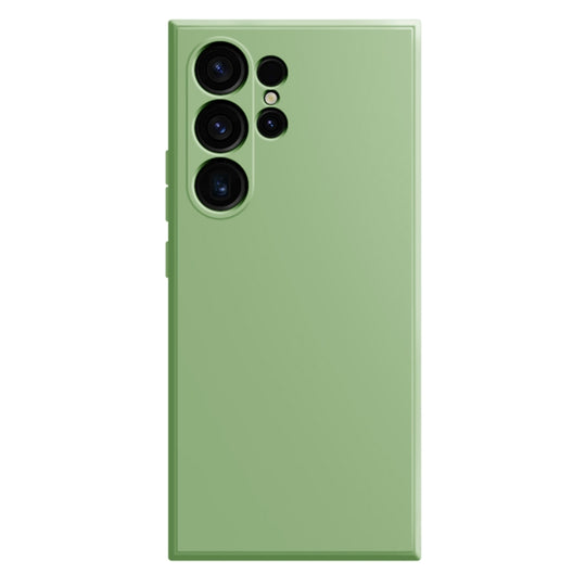 For Samsung Galaxy S24 Ultra 5G Imitation Liquid Silicone Phone Case(Matcha Green)