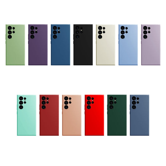 For Samsung Galaxy S24 Ultra 5G Imitation Liquid Silicone Phone Case(Pink) by buy2fix