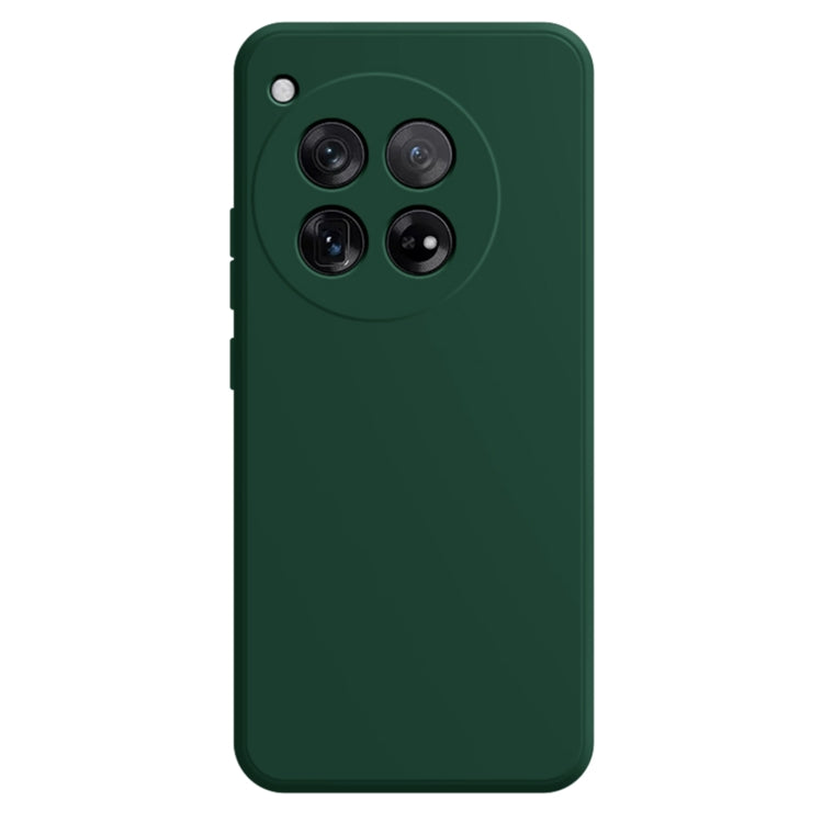 For OnePlus 12 Imitation Liquid Silicone Phone Case(Dark Green) - OnePlus Cases by buy2fix | Online Shopping UK | buy2fix