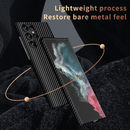 For Samsung Galaxy S25 5G Carbon Fiber Texture MagSafe Magnetic Phone Case(Black) by buy2fix