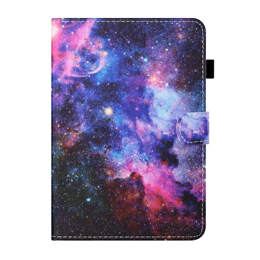 For Lenovo Tab M11/ Xiaoxin Pad 11 2024 Coloured Drawing Stitching Smart Leather Tablet Case(Starry Sky) by buy2fix