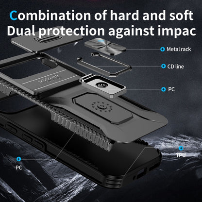 For Google Pixel 9 Pro XL Sliding Camshield Holder Phone Case(Black) by buy2fix