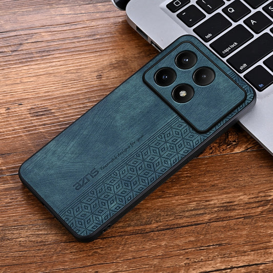 For Xiaomi Redmi K70 AZNS 3D Embossed Skin Feel Phone Case(Dark Green) by AZNS