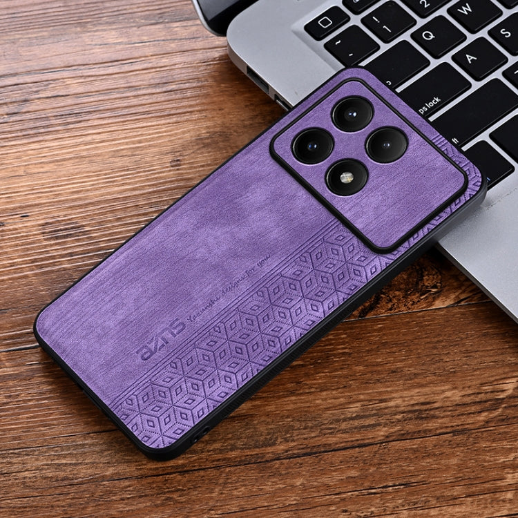 For Xiaomi Redmi K70 AZNS 3D Embossed Skin Feel Phone Case(Purple) - K70 Cases by AZNS | Online Shopping UK | buy2fix