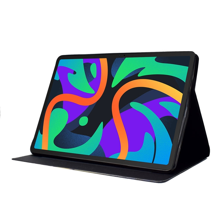 For Lenovo Tab M11/ Xiaoxin Pad 11 2024 Voltage Coloured Drawing Smart Leather Tablet Case(Flowers) by buy2fix
