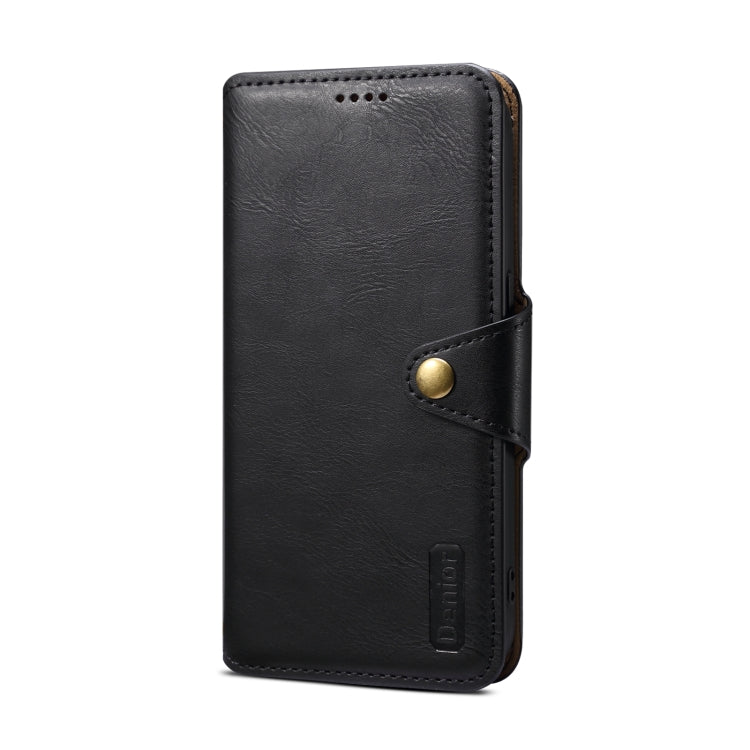 For iPhone 11 Pro Denior Cowhide Texture Wallet Style Leather Phone Case(Black) - iPhone 11 Pro Cases by Denior | Online Shopping UK | buy2fix