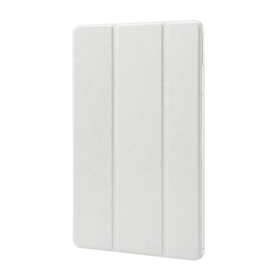 For Huawei MatePad Pro 11 2024 Silk Texture 3-Fold Leather Tablet Case(White) by buy2fix