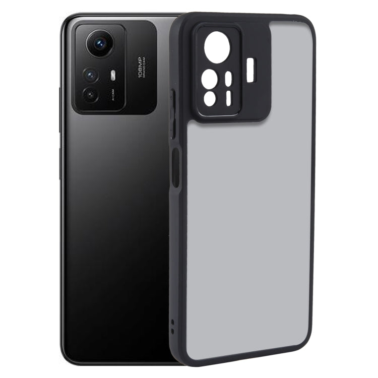 For Xiaomi Redmi Note 12S 4G Fine Pore Matte Black TPU + PC Phone Case - Xiaomi Cases by buy2fix | Online Shopping UK | buy2fix