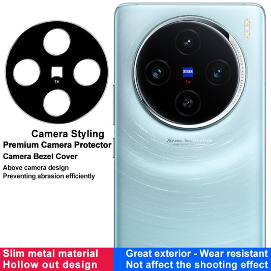 For vivo X100 5G IMAK Metal Camera Lens Protector Cover by imak