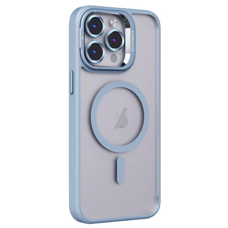 For iPhone 15 Pro Max Invisible Lens Holder PC + TPU Frosted MagSafe Phone Case(Blue) - iPhone 15 Pro Max Cases by buy2fix | Online Shopping UK | buy2fix
