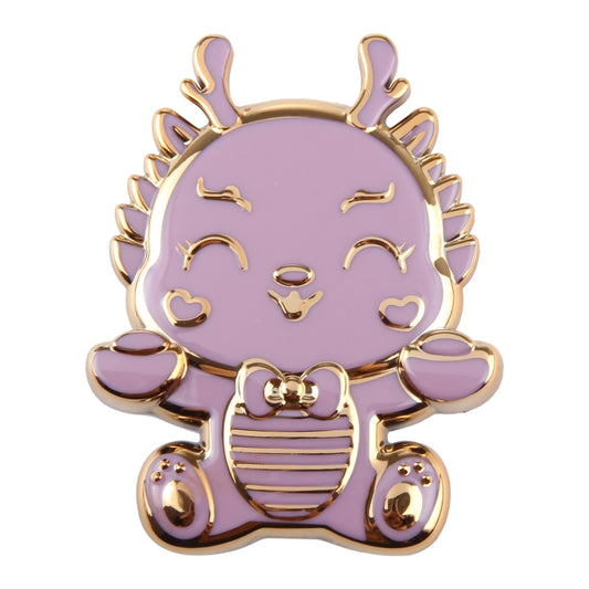 Cartoon Dragon Phone Desktop Folding Holder(Purple) - Desktop Holder by buy2fix | Online Shopping UK | buy2fix