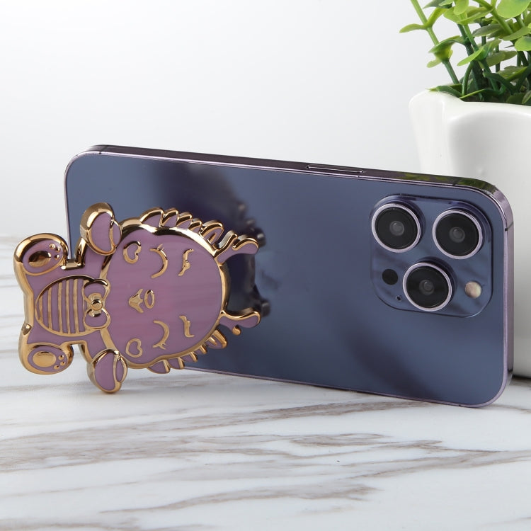 Cartoon Dragon Phone Desktop Folding Holder(Purple) - Desktop Holder by buy2fix | Online Shopping UK | buy2fix