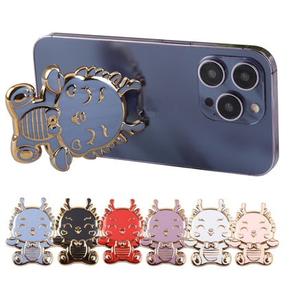 Cartoon Dragon Phone Desktop Folding Holder(Pink) - Desktop Holder by buy2fix | Online Shopping UK | buy2fix