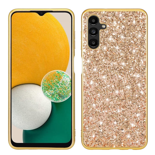 For Samsung Galaxy A15 5G Glitter Powder TPU Phone Case(Gold)