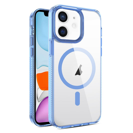 For iPhone 11 2.5mm MagSafe Acrylic Hybrid TPU Phone Case(Sky Blue) - iPhone 11 Cases by buy2fix | Online Shopping UK | buy2fix