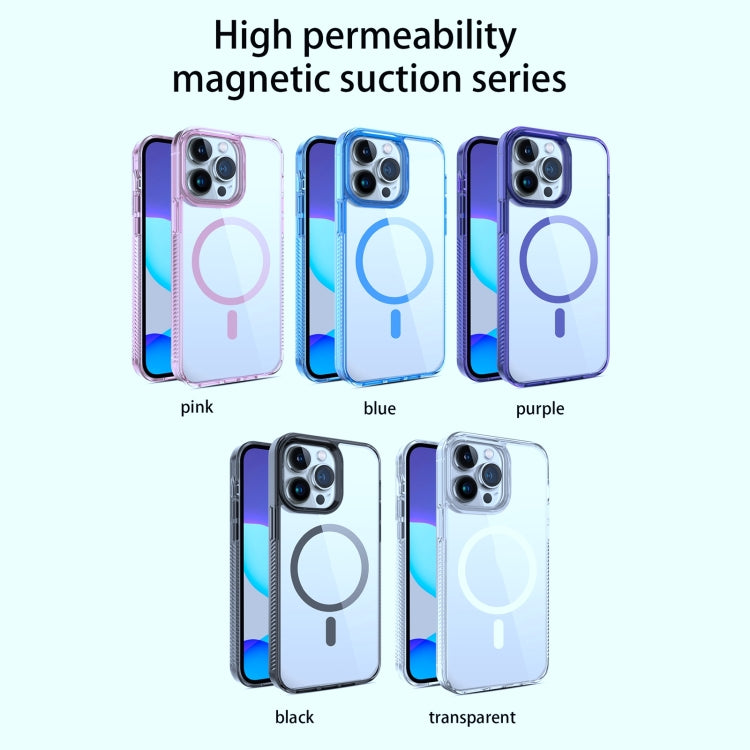 For iPhone 14 / 13 2.5mm MagSafe Acrylic Hybrid TPU Phone Case(Sky Blue) - iPhone 14 Cases by buy2fix | Online Shopping UK | buy2fix