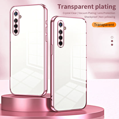 For OPPO K5 / Realme XT/XT 730G Transparent Plating Fine Hole Phone Case(Green) - OPPO Cases by buy2fix | Online Shopping UK | buy2fix