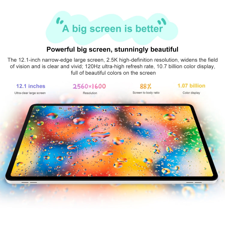 Honor Tablet 9 12.1 inch WiFi, Soft Light 12GB+256GB, MagicOS 7.2 Snapdragon 6 Gen1 Octa Core 2.2GHz, Not Support Google Play(Grey) - Huawei by Huawei | Online Shopping UK | buy2fix