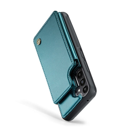 For Samsung Galaxy A55 5G CaseMe C22 PC+TPU Business Style RFID Anti-theft Leather Phone Case(Blue Green) - Galaxy Phone Cases by CaseMe | Online Shopping UK | buy2fix