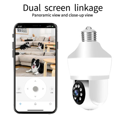 DP43 Bulb-type Motion Tracking Night Vision Smart Camera Supports Voice Intercom(White) by buy2fix