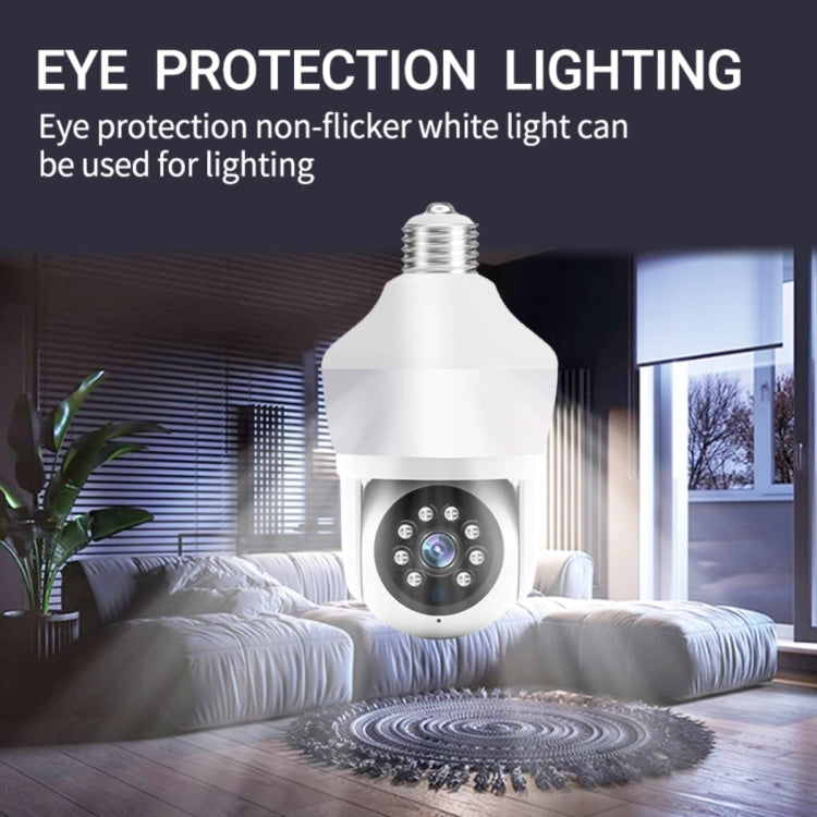 DP43 Bulb-type Motion Tracking Night Vision Smart Camera Supports Voice Intercom(White) by buy2fix