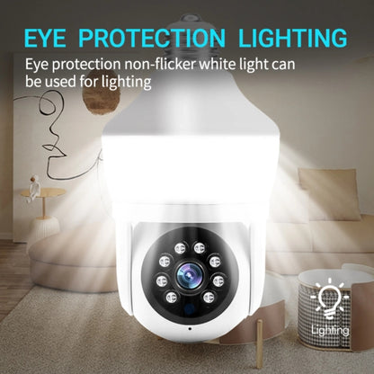DP43 Bulb-type Motion Tracking Night Vision Smart Camera Supports Voice Intercom(White) by buy2fix