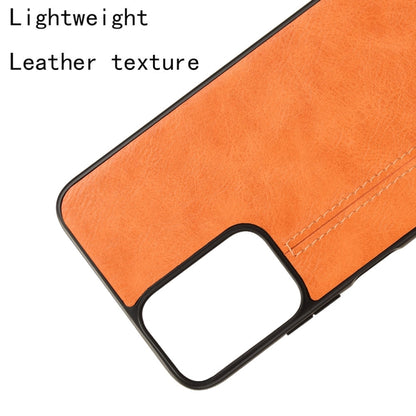 For Motorola Moto G 5G 2024 / G Play 5G 2024 Cow Pattern Sewing Back Cover Phone Case(Orange) - Motorola Cases by buy2fix | Online Shopping UK | buy2fix