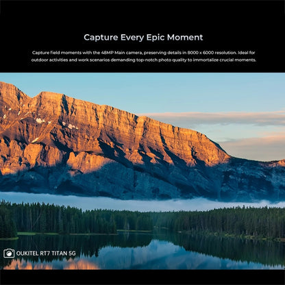 OUKITEL RT7 TITAN 5G Network IP68/IP69K Rugged Tablet, 12GB+256GB, 10.1 inch Android 13 MediaTek Dimensity 720 Octa Core Support Dual SIM, EU Plug(Black) by OUKITEL