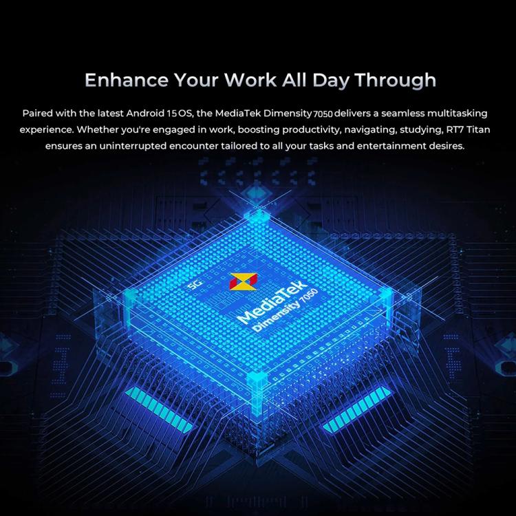 OUKITEL RT7 TITAN 5G Network IP68/IP69K Rugged Tablet, 12GB+256GB, 10.1 inch Android 13 MediaTek Dimensity 720 Octa Core Support Dual SIM, EU Plug(Black) by OUKITEL