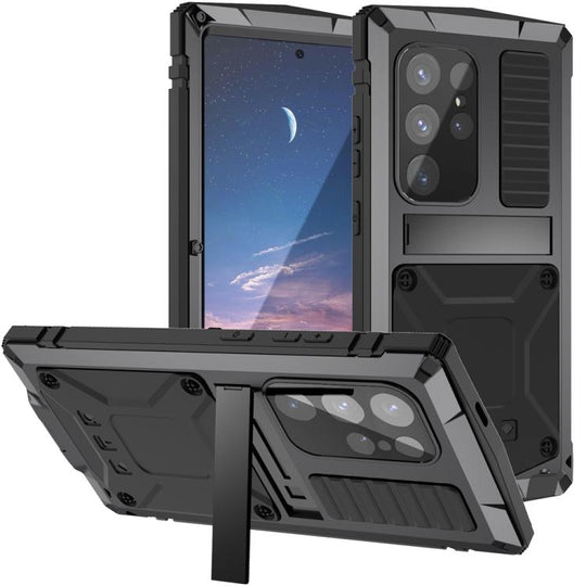 For Samsung Galaxy S25 Ultra 5G R-JUST Life Waterproof Dustproof Shockproof Phone Case(Black)